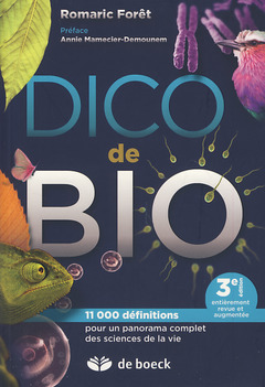 Couverture de l’ouvrage Dico de bio