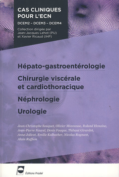 Couverture de l’ouvrage HEPATO GASTROENTEROLOGIE. CHIRURGIE ET CARDIOTHORACIQUE. NEPHROLOGIE. UROLOGIE