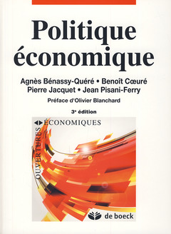 Cover of the book Politique économique