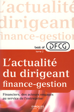 Cover of the book L'actualité du dirigeant finance-gestion - Tome 2