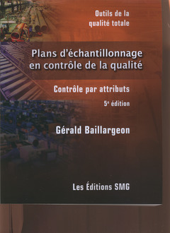 Cover of the book Plans d'échantillonnage en contrôle de la qualité (5e éd.)