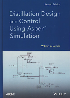 Couverture de l’ouvrage Distillation Design and Control Using Aspen Simulation
