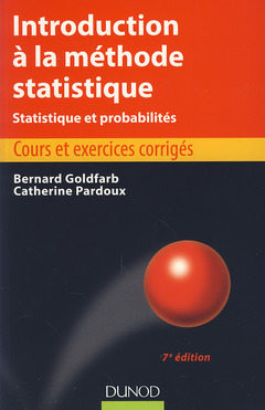 Couverture de l’ouvrage Introduction à la méthode statistique