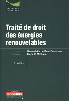 Cover of the book Traité de droit des énergies renouvelables