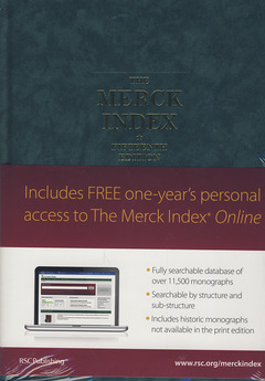 Couverture de l’ouvrage The Merck index 