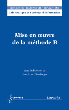 Couverture de l'ouvrage Mise en oeuvre de la méthode B