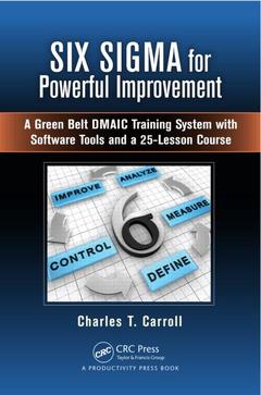 Cover of the book Six Sigma for Powerful Improvement