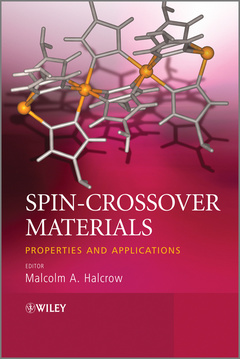 Couverture de l’ouvrage Spin-Crossover Materials