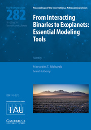 Couverture de l’ouvrage From Interacting Binaries to Exoplanets (IAU S282)