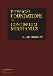 Couverture de l’ouvrage Physical Foundations of Continuum Mechanics