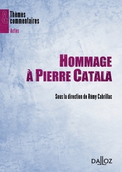 Couverture de l’ouvrage Hommage à Pierre Catala
