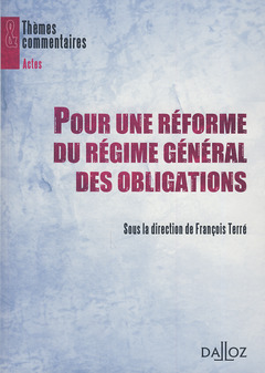 Cover of the book Pour une réforme du régime général des obligations
