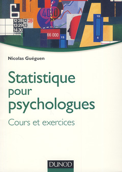 Couverture de l’ouvrage Statistique pour psychologues - Cours et exercices