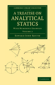 Couverture de l’ouvrage A Treatise on Analytical Statics