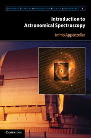 Couverture de l’ouvrage Introduction to Astronomical Spectroscopy