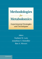 Couverture de l’ouvrage Methodologies for Metabolomics