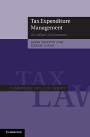 Couverture de l’ouvrage Tax Expenditure Management