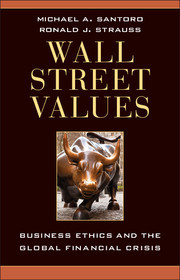 Cover of the book Wall Street Values