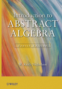 Couverture de l’ouvrage Introduction to Abstract Algebra, 4e Set