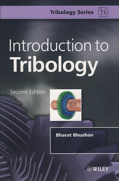 Couverture de l’ouvrage Introduction to Tribology