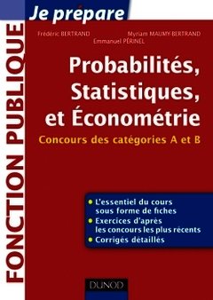 Couverture de l’ouvrage Probabilités, Statistiques et Econométrie