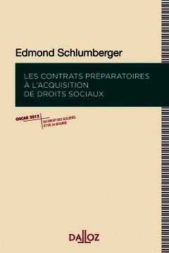 Couverture de l’ouvrage Les contrats préparatoires à l'acquisition de droits sociaux