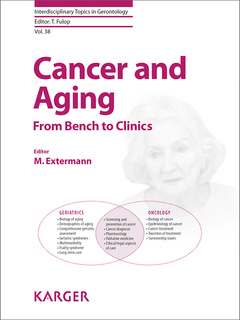 Couverture de l’ouvrage Cancer and aging: From bench to clinics