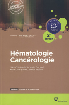 Couverture de l’ouvrage HEMATOLOGIE CANCEROLOGIE 2E EDITION