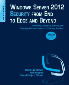 Cover of the book Windows Server 2012 Security from End to Edge and Beyond