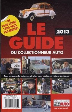 Couverture de l’ouvrage Le guide du collectionneur auto 2013