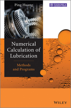 Couverture de l’ouvrage Numerical Calculation of Lubrication