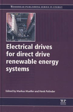 Couverture de l’ouvrage Electrical Drives for Direct Drive Renewable Energy Systems
