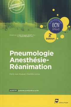 Couverture de l’ouvrage Pneumologie - Anesthésie-réanimation - 2e édition