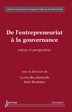 Couverture de l’ouvrage De l'entrepreneuriat à la gouvernance 