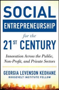 Couverture de l’ouvrage Social Entrepreneurship for the 21st Century