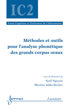 Couverture de l’ouvrage Méthodes et outils pour l'analyse phonétique des grands corpus oraux
