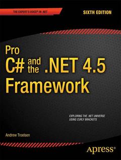 Couverture de l’ouvrage Pro C# 5.0 and the .NET 4.5 Framework