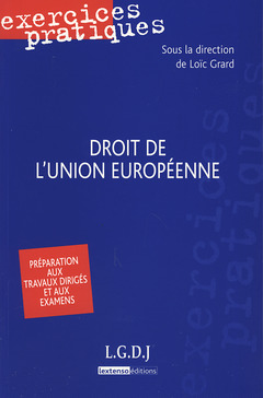 Couverture de l’ouvrage droit de l'union européenne - 2ème édition
