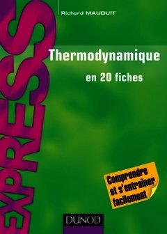 Couverture de l’ouvrage Thermodynamique en 20 fiches