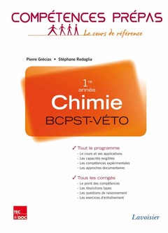 Couverture de l’ouvrage Chimie 1re année BCPST-VÉTO