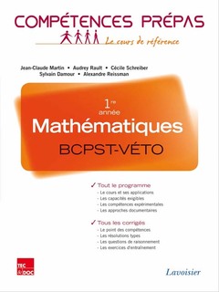 Cover of the book Mathématiques 1re année BCPST-VÉTO