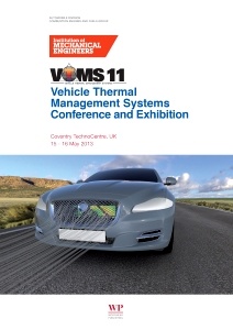 Couverture de l’ouvrage Vehicle thermal Management Systems Conference Proceedings (VTMS11)