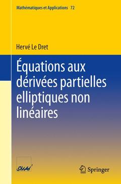 Couverture de l’ouvrage Équations aux dérivées partielles elliptiques non linéaires
