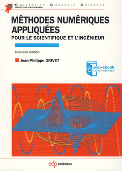 Cover of the book Méthodes numériques appliquées pour le scientifique et l'ingénieur (edition 2009)