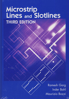 Couverture de l’ouvrage Microstrip Lines and Slotlines