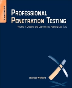 Couverture de l’ouvrage Professional Penetration Testing
