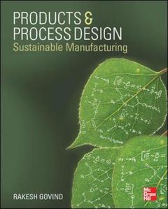 Couverture de l’ouvrage Products and Process Design
