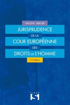 Cover of the book Jurisprudence de la Cour européenne des droits de l'Homme