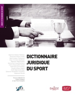 Couverture de l’ouvrage Dictionnaire juridique du sport