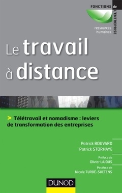 Couverture de l’ouvrage Le travail à distance - Télétravail et nomadisme, leviers de transformation des entreprises
